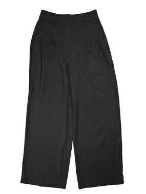 LOUNGE Pleated Trousers in Black